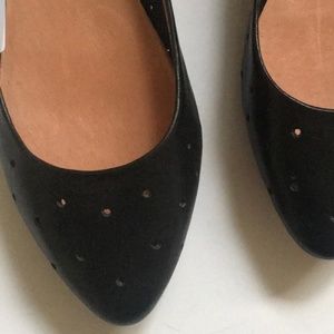 Madewell Black Holepunch Flats